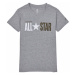 Converse ALL STAR SHORT SLEEVE CREW T-SHIRT Dámské tričko, šedá, velikost
