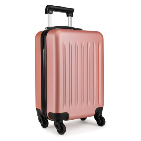 Kono Stripe - Odolný cestovní kufr na kolečkách Barva: Růžovo-zlatá