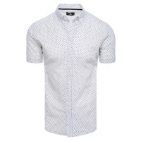 Bílá košile s jemným vzorem