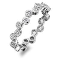 Hot Diamonds Luxusní stříbrný prsten s topazy a diamantem Willow DR208 60 mm