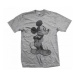 Mickey Mouse tričko, Mickey Mouse Sketch Grey, pánské