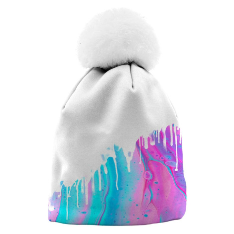Mr. GUGU & Miss GO Woman's Paint Droplets Beanie WB21WH 2366