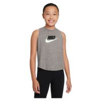 Nike SPORTSWEAR Dívčí tílko, šedá, velikost