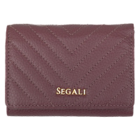 SEGALI Dámská kožená peněženka 50514 purple