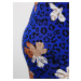Tmavě modré těhotenské šaty s leopardím vzorem Mama.licious Cilja