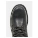 Černé pánské kožené zimní boty Wrangler Arch
