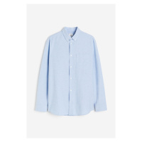 H & M - Košile oxford Regular Fit - modrá