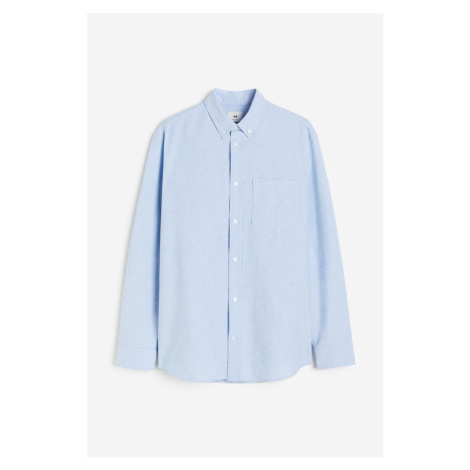 H & M - Košile oxford Regular Fit - modrá H&M