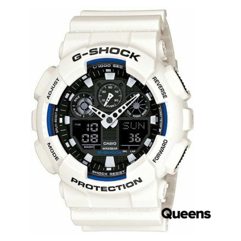 Casio G-Shock GA 100B-7AER bílé