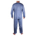 Lubomír pánské pyžamo dlouhé nohavice V2114/90 světle modrá