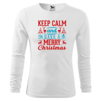 DOBRÝ TRIKO Pánské bavlněné triko Keep calm Christmas