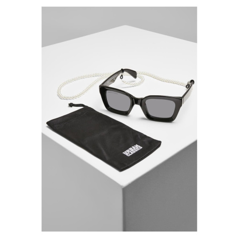Sluneční brýle Poros S řetízkem černo/černé Urban Classics