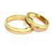 Snubní prsteny žluté a červené zlato 1051 + DÁREK ZDARMA