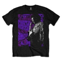 Jimi Hendrix Tričko Purple Haze Unisex Black