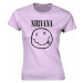 Nirvana tričko, Smiley Pink, dámské