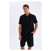 DEFACTO Regular Fit Polo Neck Cotton Short Sleeve Shirt