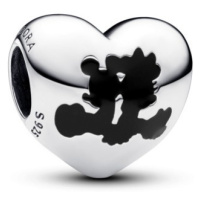 Pandora Stříbrný přívěsek Mickey a Minnie Disney 793092C01
