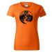 DOBRÝ TRIKO Vtipné dámské vodácké tričko NA ŘECE Barva: Oranžová