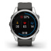 Garmin Fenix 7S Glass Silver / Graphite Silicone Band - 010-02539-01