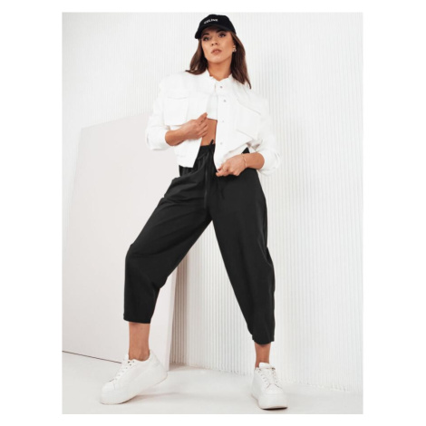 Černé balonové dámské kalhoty DStreet