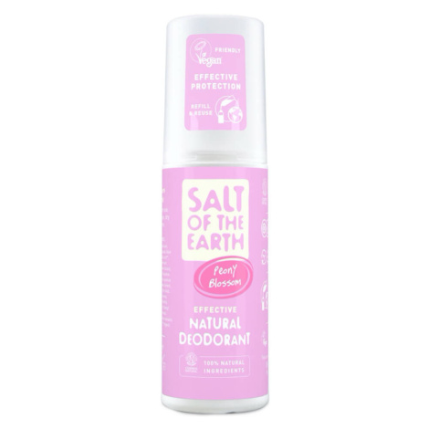 Salt Of The Earth Přírodní minerální deodorant ve spreji Peony Blossom (Natural Deodorant) 100 m