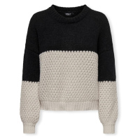 Only Rose Life Knit - Black/Pumice Béžová