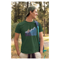 MMO Pánské tričko Adventure Barva: Láhvově zelená