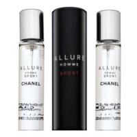 Chanel Allure Homme Sport - Refillable toaletní voda pro muže 3 x 20 ml