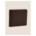 Tmavě hnědá kožená peněženka s technologií Cardsafe™ Marks & Spencer