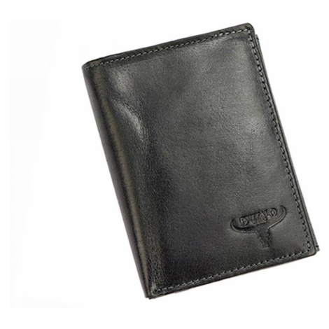 Trendová pánská kožená peněženka Filan, černá Buffalo