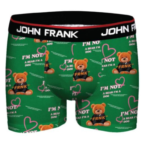 Pánské boxerky John Frank JFBD365 FNT87975 | zelená