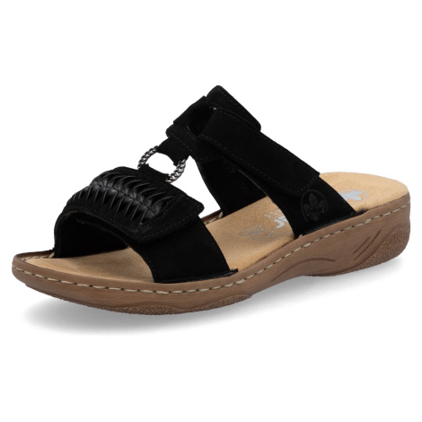 DÁMSKÉ PANTOFLE RIEKER V2839-00 ČERNÁ