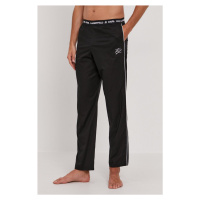 Pyžamové kalhoty Karl Lagerfeld pánské, černá barva, s potiskem
