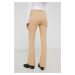 Kalhoty Answear Lab dámské, béžová barva, fason cargo, high waist