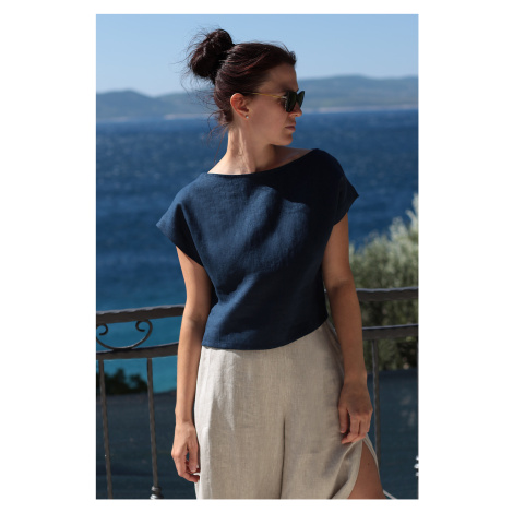 Autorské triko Lotika ze 100% lnu