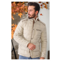 M8640 DEWBERRY MEN'S COAT-PLAIN BEIGE