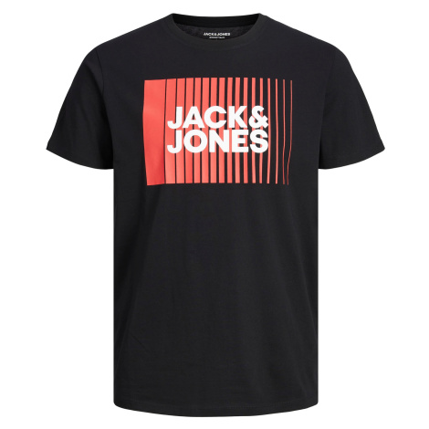 Jack&Jones Pánské triko JJECORP Standard Fit 12233999 Black Jack & Jones