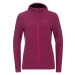 Odlo ROY MID LAYER HOODY Dámská flísová mikina, vínová, velikost