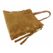 Kožená shopper bag kabelka Vera Pelle WK7 camel