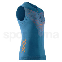 X-Bionic Twyce Run Singlet M TW-RTA3S24M-A014 - mineral blue/orange