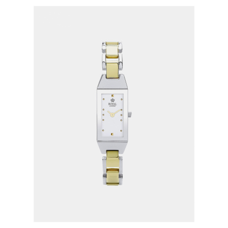 Dámské hodinky s nerezovým páskem v zlaté barvě Royal London 2018