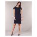 Lauren Ralph Lauren NAVY SHORT SLEEVE DAY DRESS Modrá