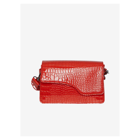 Červená dámská crossbody kabelka s krokodýlím vzorem Pieces Bunna - Dámské