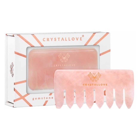 Crystallove Rose Quartz Comb 1 kus