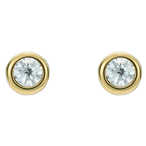 Ted Baker Náušnice 'SINEE' zlatá / průhledná