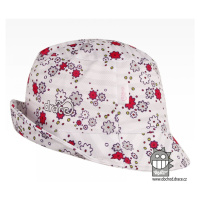 Funkční letní klobouk Dráče - Florida 14, bílá, kytičky Barva: Bílá