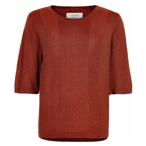 Nümph 7120220 NUANNORA PULLOVER Dámský svetr oranžový