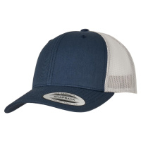 Kšiltovka // Flexfit Retro Trucker 2-Tone navy/silver