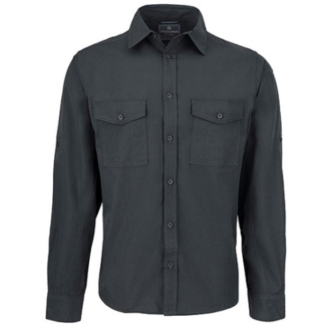 Craghoppers Expert Pánská košile s dlouhým rukávem CES001 Carbon Grey