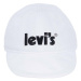 Dětska čepice Levi's bílá barva, s aplikací